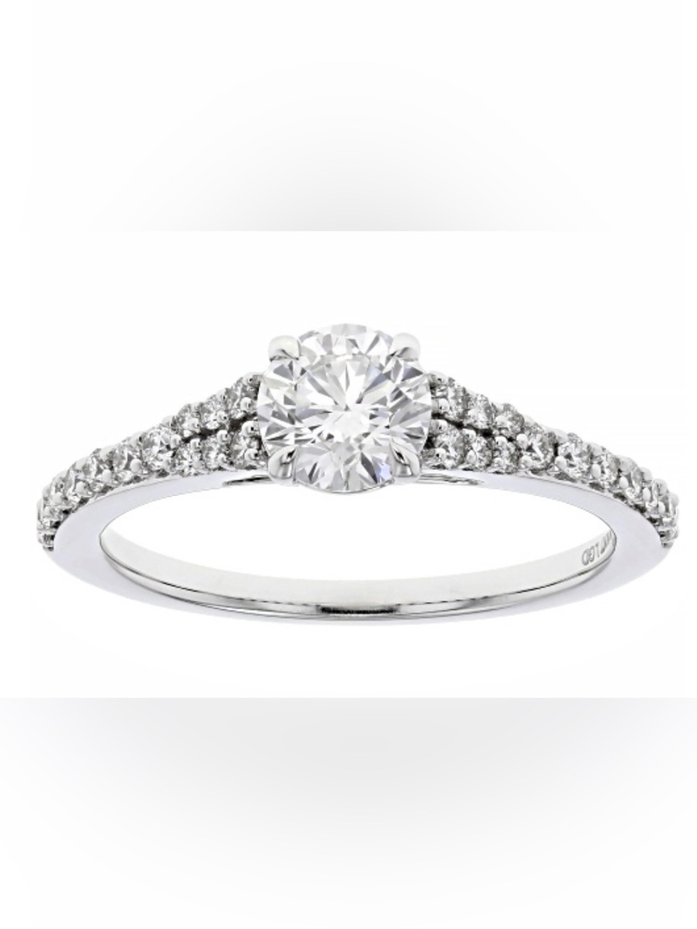 Prazana Lab Grown Diamond Ring 1 carat, size 6 in 10K White Gold